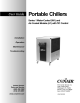 Portable Chillers Series 1Water-Cooled (W1) and Air-Cooled Models (A1) withTIC Control