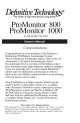 PROMONITOR800B